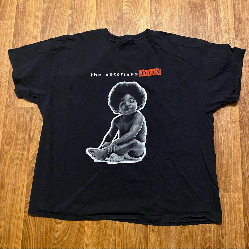 The Notorious B.I.G. Shirt Biggie Smalls Rap Hiphop Adult Size‎ 2XL